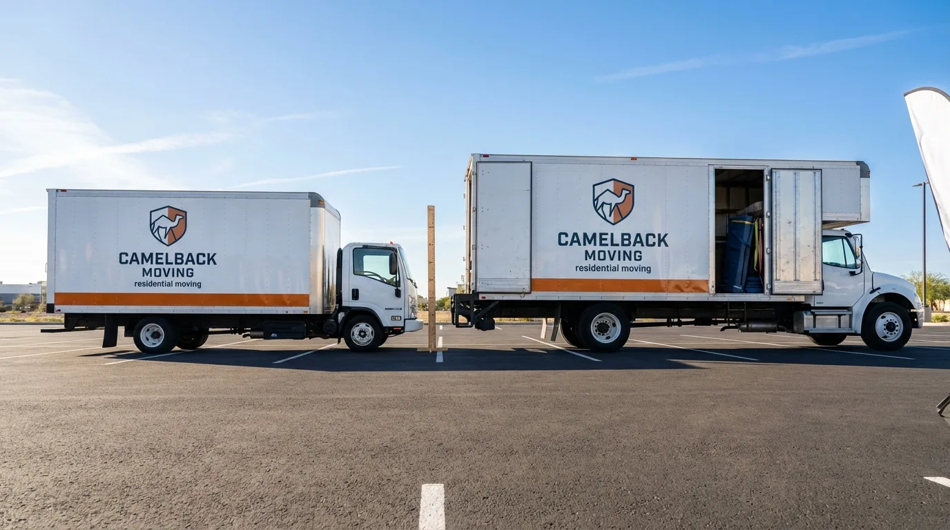 Moving truck size capacity guide in East Hartford